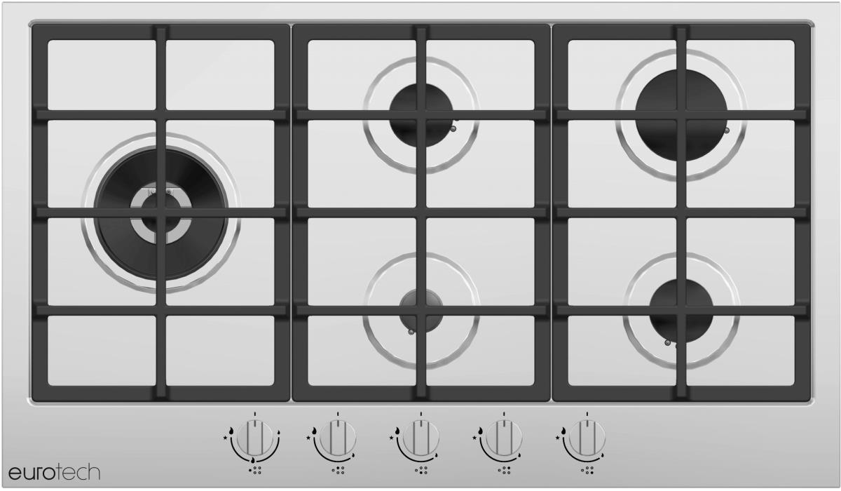 EUROTECH 90CM GAS COOKTOP