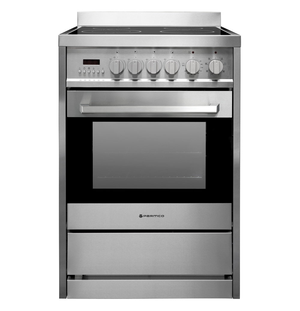 PARMCO 60CM S/S ELECTRIC STOVE *NEW* 7YR WTY!