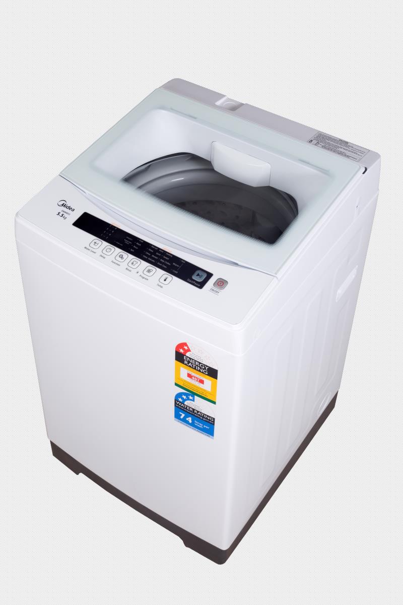 MIDEA 5.5KG T/L WASHING MACHINE *NEW*