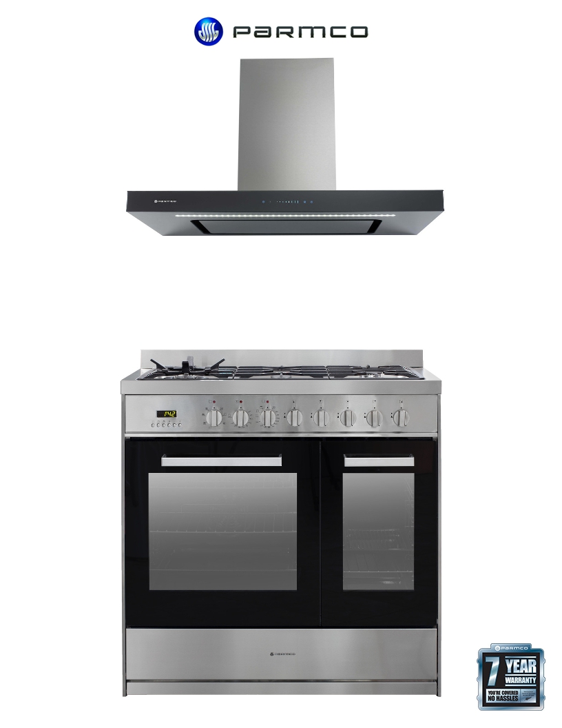 PARMCO 90CM DUAL-OVEN STOVE BUNDLE *NEW*