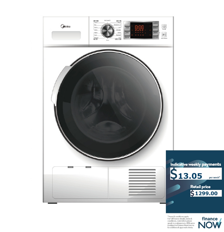 MIDEA 7KG HEAT-PUMP DRYER *NEW*