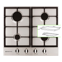PARMCO 60CM S/S GAS HOB *NEW* 7YR WTY! LOW PROFILE