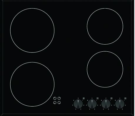 EUROTECH CERAMIC HOB 4 NO FRAME *NEW*