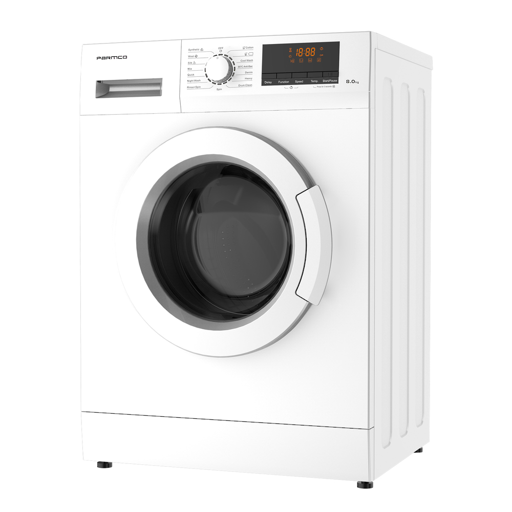 PARMCO 8KG FRONT LOAD WASHING MACHINE