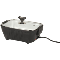 Rovin 12V Portable Lunch Stove with Glass Lid